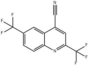 2,6-双(三氟甲基)-4-氰基喹啉, 206559-70-8, 结构式
