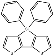 7,7-diphenyl-7h-3,4-dithia-7-sila-cyclopenta[a]pentalene 化学構造式