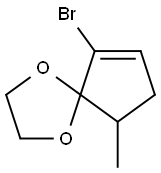 6-溴-9-甲基-1,4-二氧杂螺[4.4]壬-6-烯 结构式