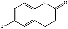 6-溴-3.4-二氢香豆素 结构式