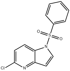 5-氯-1-(苯磺酰基)-1H-吡咯并[3,2-B]吡啶, 209286-85-1, 结构式