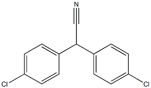 双(对-氯苯基)乙腈, 20968-04-1, 结构式