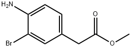 Methyl 2-(4-aMino-3-broMophenyl)acetate Struktur