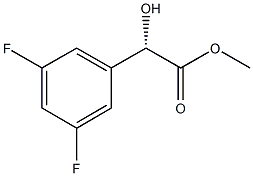 (S)-3,5-DifluoroMandelic acid 化学構造式