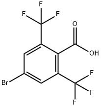 4-BroMo-2,6-bis(trifluoroMethyl)benzoic acid Structure