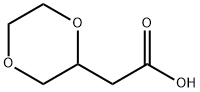 2-(1,4-二氧己环-2-基)乙酸,210647-03-3,结构式