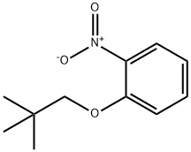 1-(neopentyloxy)-2-nitrobenzene 化学構造式