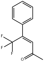 (Z)-5,5,5-三氟甲基-4- 苯基-3-烯-2-酮 结构式