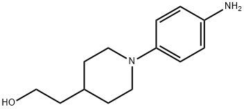 1-(4-AMinophenyl)-4-piperidineethanol Structure