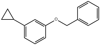 1-(Benzyloxy)-3-cyclopropylbenzene Structure