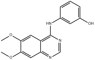 Phenol, 3-[(6,7-diMethoxy-4-quinazolinyl)aMino]-|3-[(6,7-二甲氧基-4-喹唑啉基)氨基]苯酚