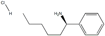 (R)-1-苯基-1-己胺盐酸盐 结构式