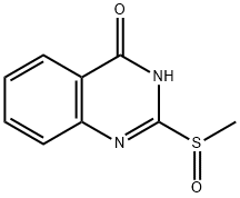 2-(Methylsulfinyl)quinazolin-4(3H)-one 结构式