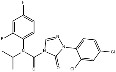 4H-1,2,4-Triazole-4-carboxaMide, 1-(2,4-dichlorophenyl) -N-(2,4-difluorophenyl)-1,5-dihydro-N-(1-Methylethyl)- 5-oxo- price.