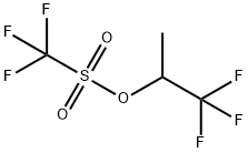 Trifluoromethanesulfonic acid 2,2,2-trifluoro-1-methylethyl ester Structure
