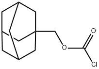 1-AdaMantyl Methyl chloroforMate 化学構造式