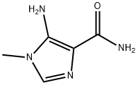 5-氨基-1-甲基-1H-咪唑-4-甲酰胺, 21343-04-4, 结构式