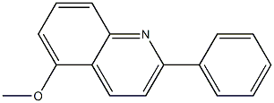 2-フェニル-5-メトキシキノリン 化学構造式