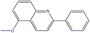 5-甲氧基-2-苯基喹啉, 213470-31-6, 结构式