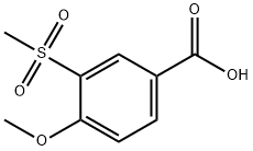 3-甲砜基-4-甲氧基苯甲酸,213598-13-1,结构式