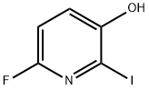 6-Fluoro-3-hydroxy-2-iodopyridine 化学構造式