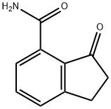 3-Oxo-2,3-dihydro-1H-indene-4-carboxaMide 化学構造式