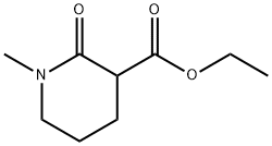 1-甲基-2-氧代哌啶-3-甲酸乙酯, 21576-27-2, 结构式