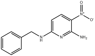 2-AMino-6-(benzylaMino)-3-nitropyridine,21626-43-7,结构式