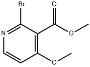2-溴-4-甲氧基-3-吡啶羧酸甲酯,217811-85-3,结构式
