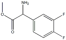 Methyl 2-aMino-2-(3,4-difluorophenyl)acetate|METHYL 2-AMINO-2-(3,4-DIFLUOROPHENYL)ACETATE