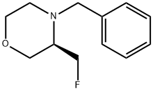 모르폴린,3-(플루오로메틸)-4-(페닐메틸)-,(3R)-