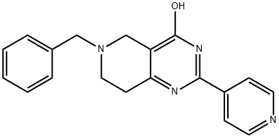 6-benzyl-2-(pyridin-4-yl)-5,6,7,8-tetrahydropyrido[4,3-d]pyriMidin-4-ol Structure