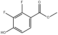 Methyl 2,3-difluoro-4-hydroxybenzoate Struktur