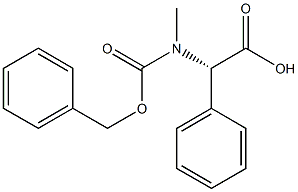 N-Cbz-(S)-a-(MethylaMino)-benzeneacetic acid Structure