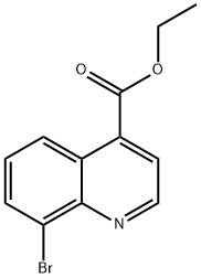 Ethyl 8-broMoquinoline-4-carboxylate Structure