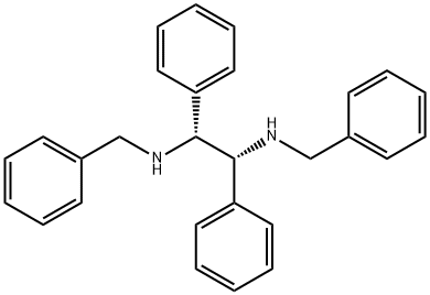 1R,2R-N,N'-bis(phenylMethyl)-1,2-diphenyl-1,2-EthanediaMine Struktur