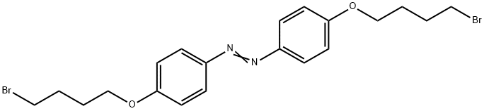 Diazene, 1,2-bis[4-(4-broMobutoxy)phenyl]- 化学構造式