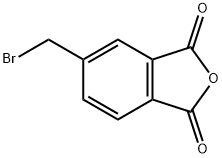 4-溴甲基邻苯二甲酸酐, 222549-72-6, 结构式
