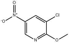 2-甲氧基-3-氯-5-硝基吡啶,22353-53-3,结构式