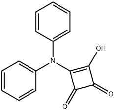 3-环丁烯-1,2-酮,3-二苯基胺-4-醇, 223582-26-1, 结构式