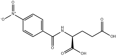 N-(p-Nitrobenzoyl)glutaMic Acid 化学構造式