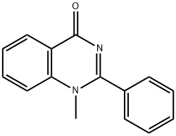 1-甲基-2-苯基喹唑啉-4(1H)-酮, 22686-80-2, 结构式