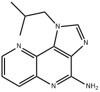 1-(2-甲基丙基)-1H-咪唑并[4,5-C][1,5]萘啶-4-胺, 227318-71-0, 结构式