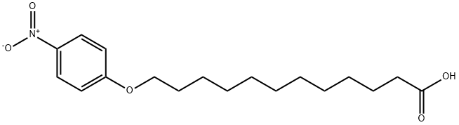 12-(PARA-NITROPHENOXY)DODECANOIC ACID, 230613-81-7, 结构式