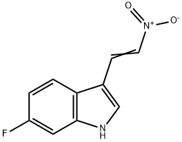 (E)-6-fluoro-3-(2-nitrovinyl)-1H-indole Structure