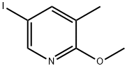 5-Iodo-2-Methoxy-3-Methylpyridine Struktur