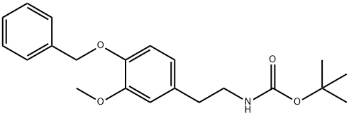 tert-butyl 4-(benzyloxy)-3-MethoxyphenethylcarbaMate 结构式