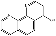 4-羟基-1,10-菲咯啉, 23443-31-4, 结构式