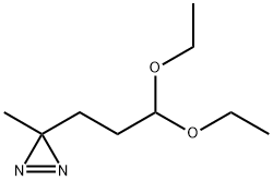 3-(3,3-二乙氧基丙基)-3-甲基-3H-双吖丙啶 结构式