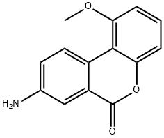 1-Methoxy-8-aMino-6H-dibenzo[b,d]pyran-6-one Structure